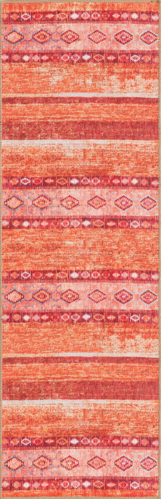 Unique Loom Timeless LEO-RVVL15 Rust Red Area Rug Runner Lifestyle Image