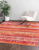 Unique Loom Timeless LEO-RVVL15 Rust Red Area Rug Square Lifestyle Image