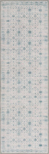 Unique Loom Timeless LEO-RVVL16 Ivory Area Rug Runner Top-down Image
