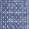 Unique Loom Timeless LEO-RVVL16 Navy Blue Area Rug Square Top-down Image