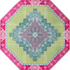Unique Loom Timeless LEO-RVVL2 Green Area Rug Octagon Top-down Image