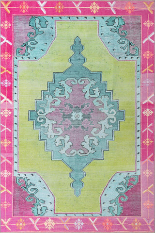 Unique Loom Timeless LEO-RVVL2 Green Area Rug main image