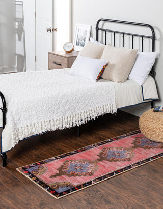 Unique Loom Timeless LEO-RVVL2 Pink Area Rug Runner Lifestyle Image