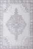 Unique Loom Timeless LEO-RVVL2 White Gray Area Rug main image