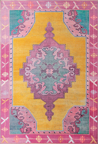 Unique Loom Timeless LEO-RVVL2 Yellow Area Rug main image