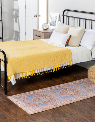 Unique Loom Timeless LEO-RVVL5 Blue Area Rug Runner Lifestyle Image