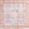 Unique Loom Timeless LEO-RVVL7 Blue Area Rug Square Top-down Image