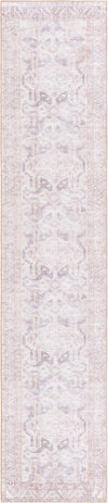 Unique Loom Timeless LEO-RVVL7 Gray Area Rug Runner Top-down Image