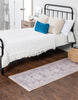 Unique Loom Timeless LEO-RVVL7 Gray Area Rug Runner Lifestyle Image