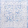Unique Loom Timeless LEO-RVVL8 Blue Area Rug Square Top-down Image