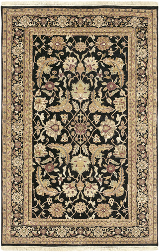 Surya Taj Mahal TJ-44 Black Area Rug 5'6'' x 8'6''