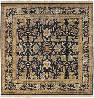 Surya Taj Mahal TJ-44 Black Area Rug 8' Square