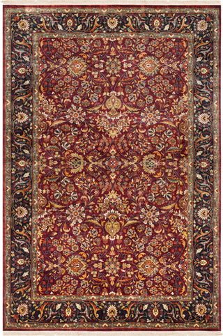 Surya Taj Mahal TJ-6601 Garnet Sage Black Mustard Olive Brick Cream Dark Brown Area Rug main image