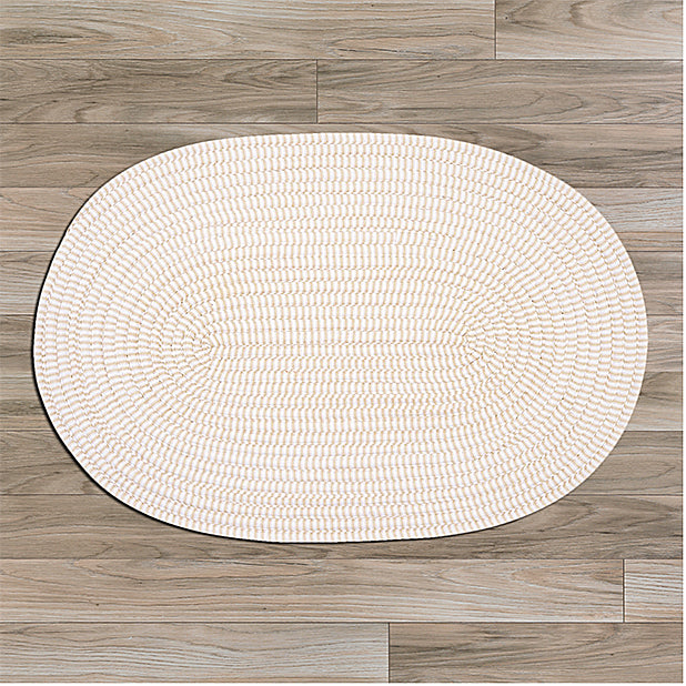 Colonial Mills Ticking Stripe TK10 Oval Canvas Area Rug main image