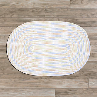 Colonial Mills Ticking Stripe TK58 Oval Starlight Area Rug main image