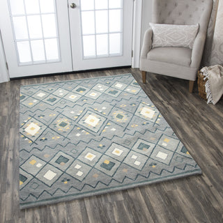 Rizzy Tumble Weed Loft TL646A Gray Blue Area Rug 