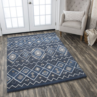 Rizzy Tumble Weed Loft TL647A Indigo Area Rug 