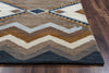 Rizzy Tumble Weed Loft TL9147 Multi Area Rug Edge Shot