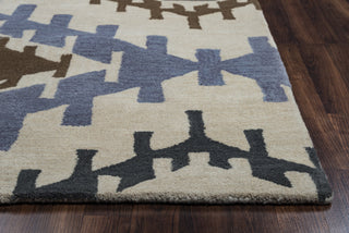 Rizzy Tumble Weed Loft TL9152 Area Rug Edge Shot Feature