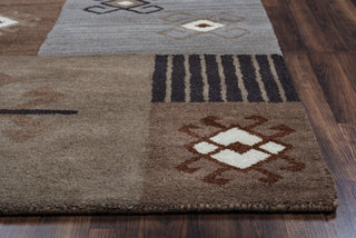 Rizzy Tumble Weed Loft TL9251 Multi Area Rug Edge Shot