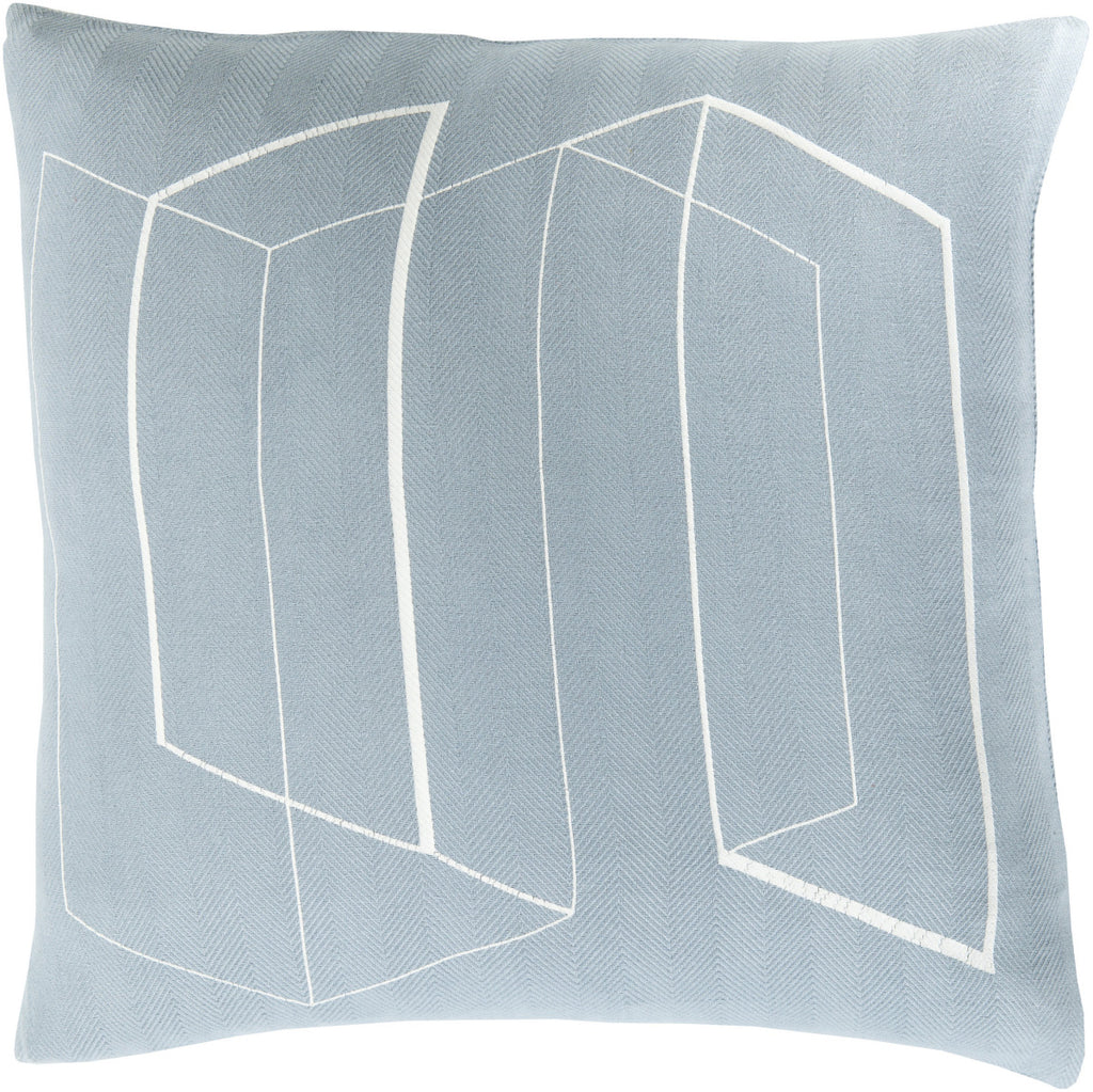 Surya Teori Lines and Angles TO-010 Pillow 22 X 22 X 5 Poly filled