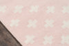 Momeni Topanga TOP-1 Pink Area Rug by Novogratz Close up