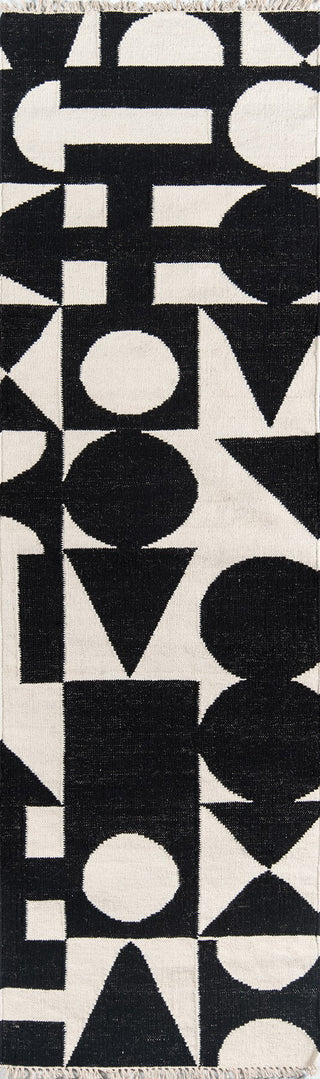 Momeni Topanga TOP-3 Black Area Rug by Novogratz Runner Image