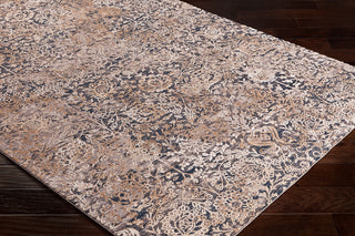Surya Topkapi TPK-2303 Camel Taupe Black Cream Khaki Area Rug Corner Image