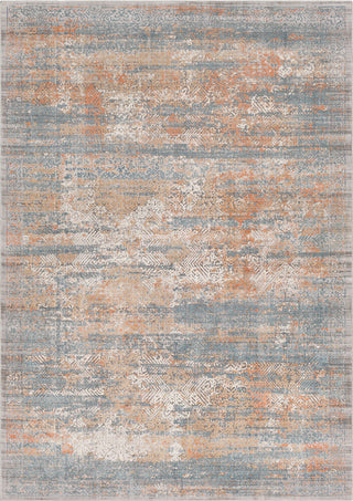 Surya Topkapi TPK-2304 Navy Aqua Taupe Camel Burnt Orange Cream Khaki Area Rug main image