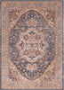 Surya Topkapi TPK-2305 Burnt Orange Navy Aqua Taupe Black Khaki Camel Area Rug main image