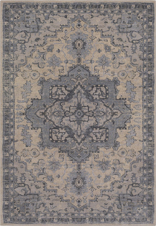 Surya Tranquil TQL-1010 Light Gray Cream Charcoal Medium Area Rug main image