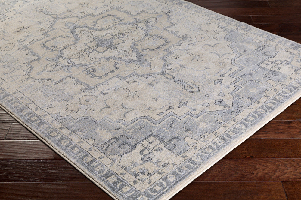 Surya Tranquil TQL-1011 Area Rug Corner Image Feature