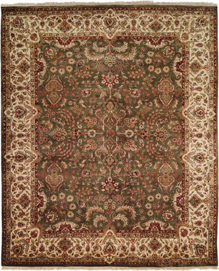 Kalaty Tabriz TR-555 Green/Ivory Area Rug main image