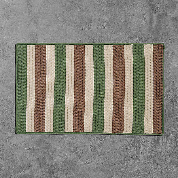 Colonial Mills Stripe It TR69 Moss-stone Area Rug main image