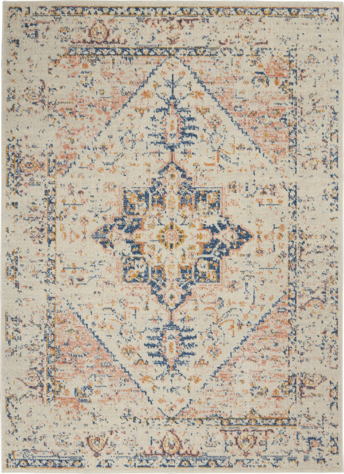 Nourison Tranquil TRA06 Ivory/Multicolor Area Rug