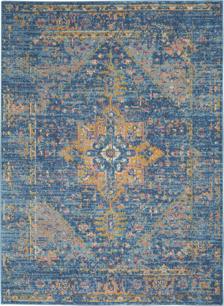 Nourison Tranquil TRA06 Navy Blue Area Rug