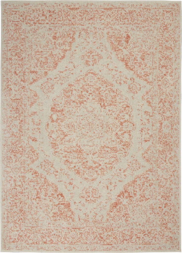 Nourison Tranquil TRA11 Ivory/Pink Area Rug