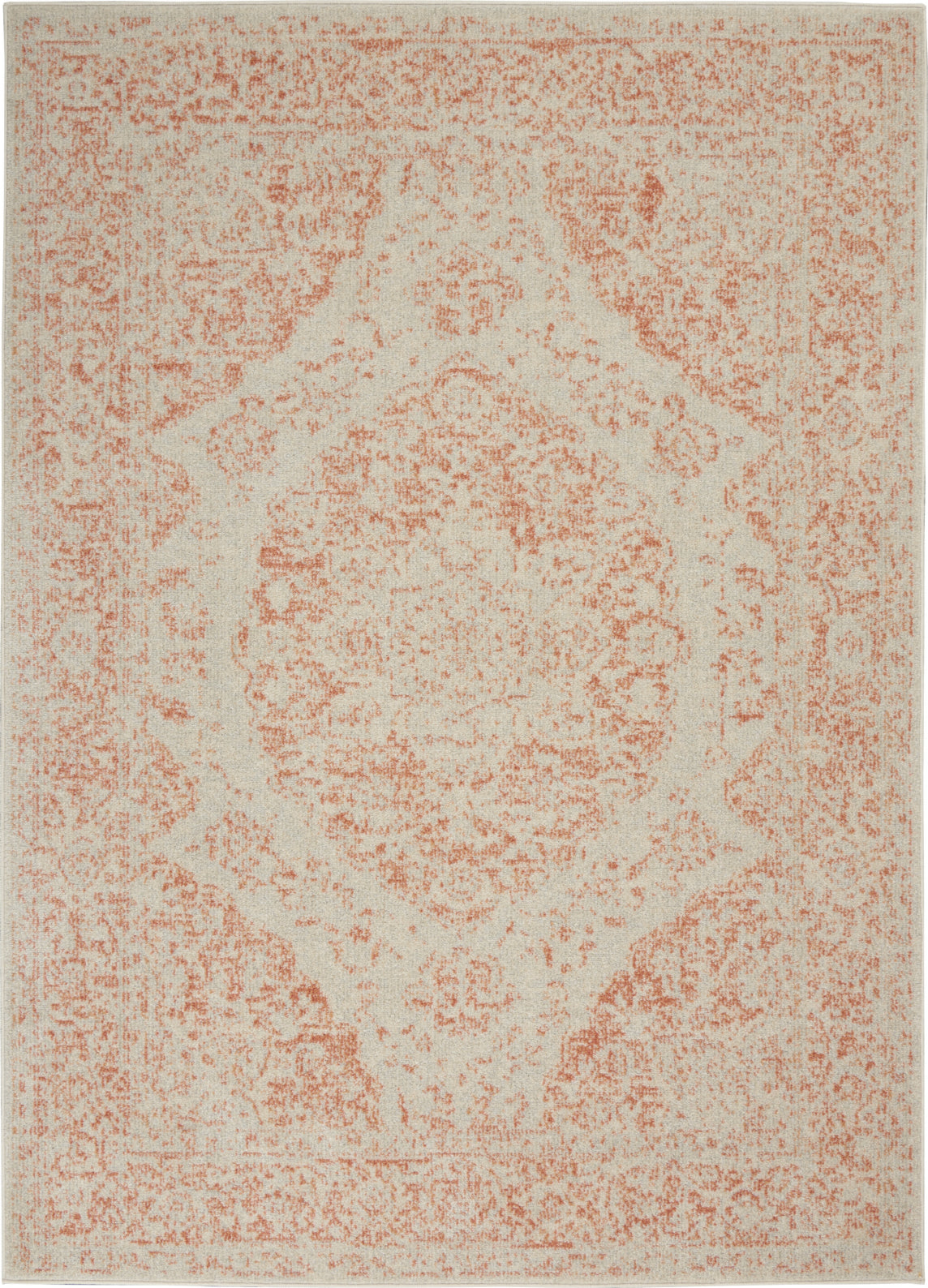 Nourison Tranquil TRA11 Ivory/Pink Area Rug