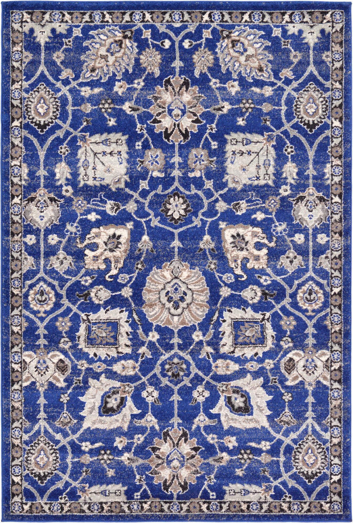 Unique Loom Tradition T-Heritage-5205a Blue Area Rug main image