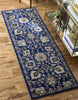 Unique Loom Tradition T-Heritage-5205a Blue Area Rug Runner Lifestyle Image