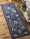 Unique Loom Tradition T-Heritage-5205a Blue Area Rug Runner Lifestyle Image