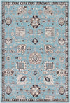 Unique Loom Tradition T-Heritage-5205a Light Blue Area Rug main image