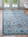 Unique Loom Tradition T-Heritage-5205a Light Blue Area Rug Rectangle Lifestyle Image Feature