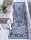 Unique Loom Tradition T-HERITAGE-5206 Blue Area Rug Runner Lifestyle Image
