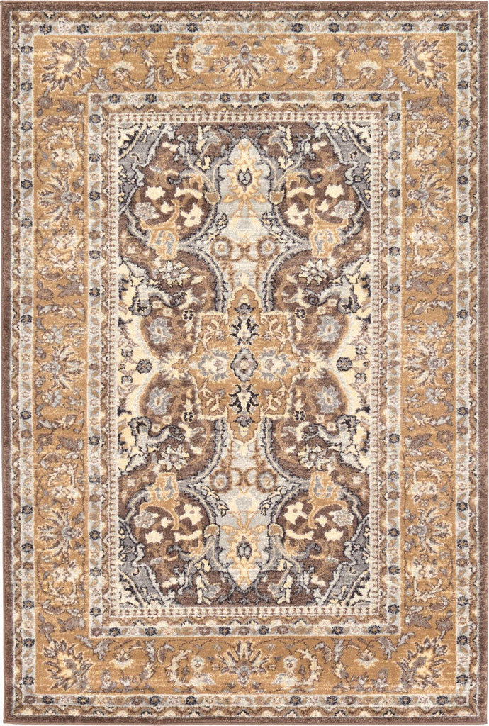 Unique Loom Tradition T-HERITAGE-5206 Brown Area Rug main image