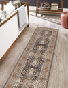 Unique Loom Tradition T-HERITAGE-5206 Brown Area Rug Runner Lifestyle Image
