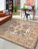 Unique Loom Tradition T-HERITAGE-5206 Brown Area Rug Square Lifestyle Image