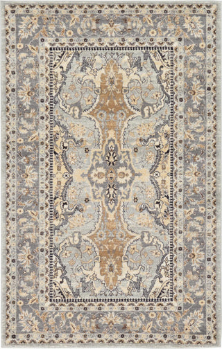 Unique Loom Tradition T-HERITAGE-5206 Silver Area Rug main image