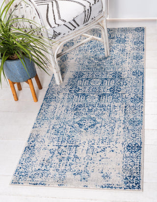 Unique Loom Tradition T-HERITAGE-5216B Ivory Area Rug Runner Lifestyle Image