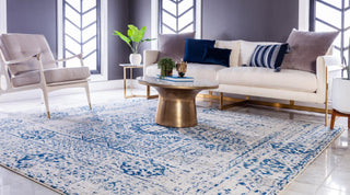 Unique Loom Tradition T-HERITAGE-5216B Ivory Area Rug Square Lifestyle Image